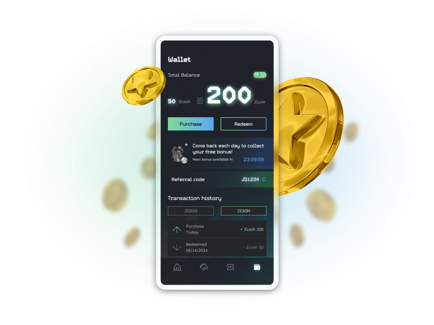 Step 4: PLAY WITH ZCOIN OR ZGASH